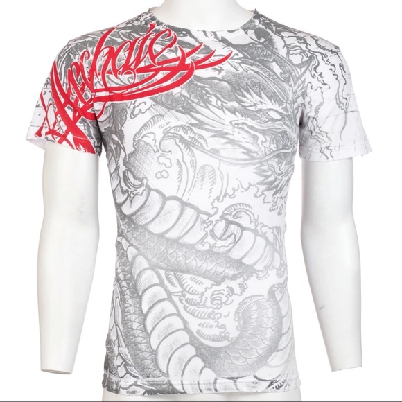 Archaic By Affliction T-Shirt DRAGON RAGE - Picture 5 of 9